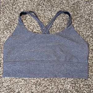 Womens Lululemon Sports Bra Size 10 Gray